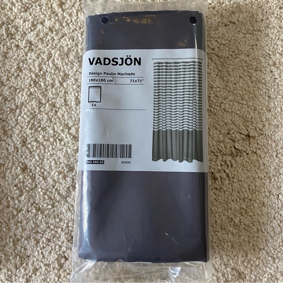 IKEA Shower Curtains and Curtain Rings - Picture 2 of 10
